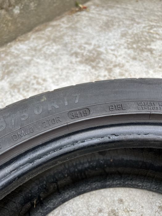 Vand 4 caucicuri vara 225/50 17 2buc Michelin primacy 4 si 2buc Dunlop