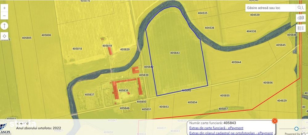 Teren extravilan 74.000 mp, Parta, jud. Timis