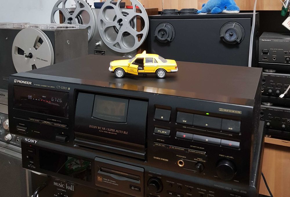 Casetofon Deck Stereo Vintage PIONEER CT S330 BLACK (Made in Japan)