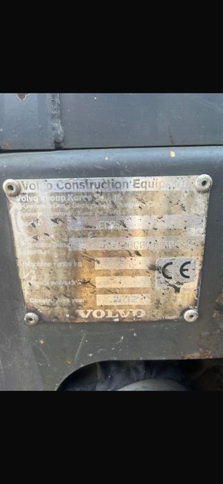 Volvo ecr58. tone 6.5