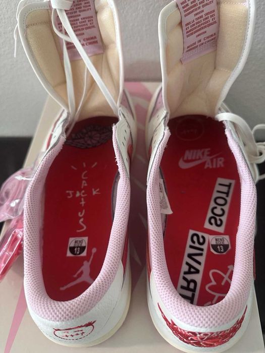 Travis Scott x Air Jordan 1 OG SP Low Sail/Tropic Shy Pink