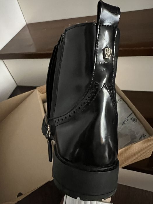 Ghete massimo dutti piele naturala- cizme mango