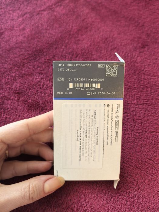 Lentile de contact lunare Biofinity