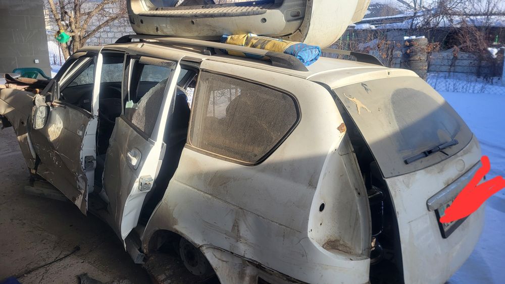 Лада Приора на разбор. На КЗ учёте.