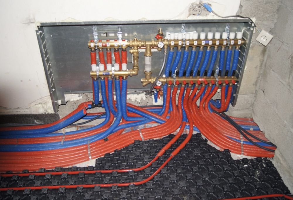 Теплые полы (Сантехника) Полы под ключ / стяжка