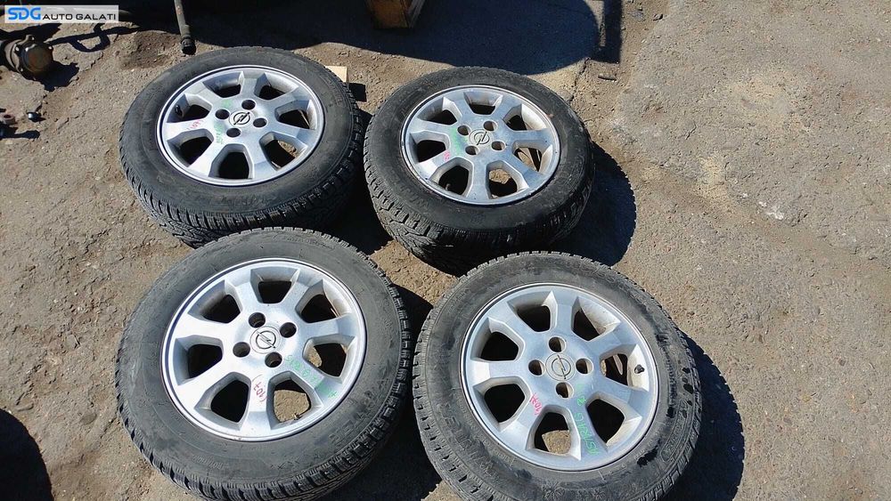 Set 4 Jante Roti Aliaj 185 65 15 R15 Fara Anvelope Opel Corsa C 2000 - 2006 [M8059]