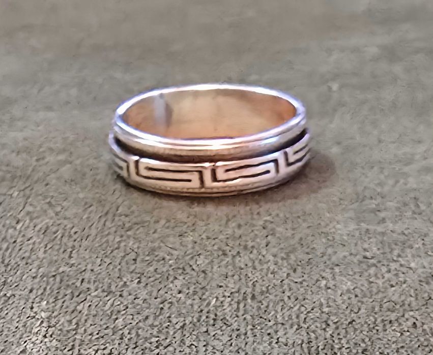 Verigheta de argint cu model grecesc