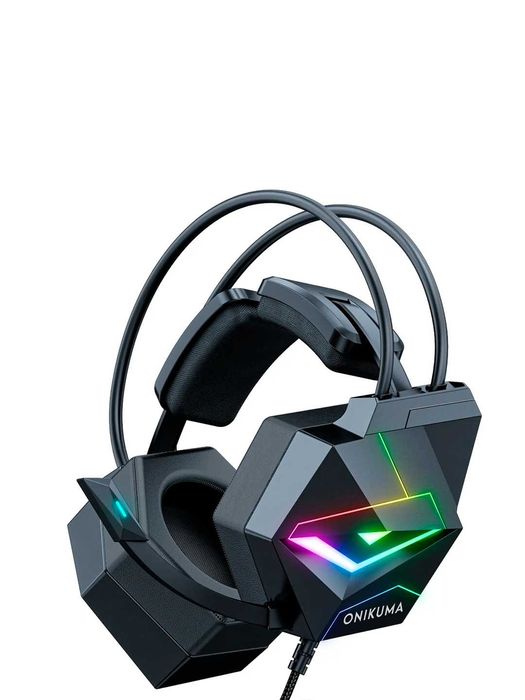 Игровая гарнитура ONIKUMA X20 проводная 7,1 футуристический дизайн