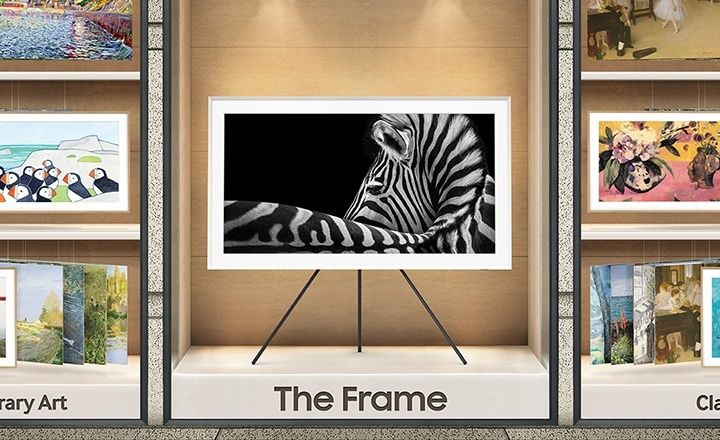 Телевизор Samsung The frime QLED 55"lS03  55” 4K Smart 120гц + бонус