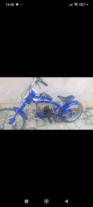 Bicicleta cu motor 80cc 2t