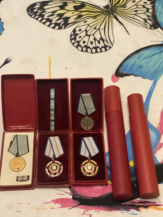 Meritul militar,clasa1,2,3 siBrevet prezidentialRSR