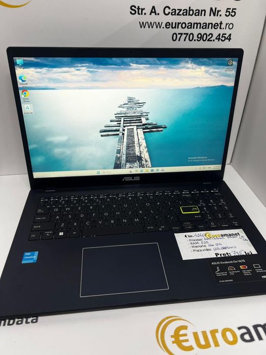 Laptop ASUS Vivobook Go 15 , Intel(R) Celeron(R) N4500, 2.8GHz, -I-