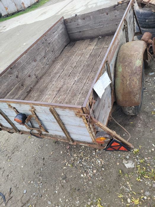 Remorca ușoara pentru motocultor tractoras sau atv