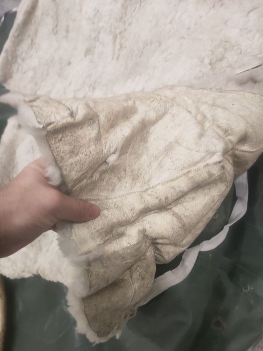 Зимние накладки натуральная.