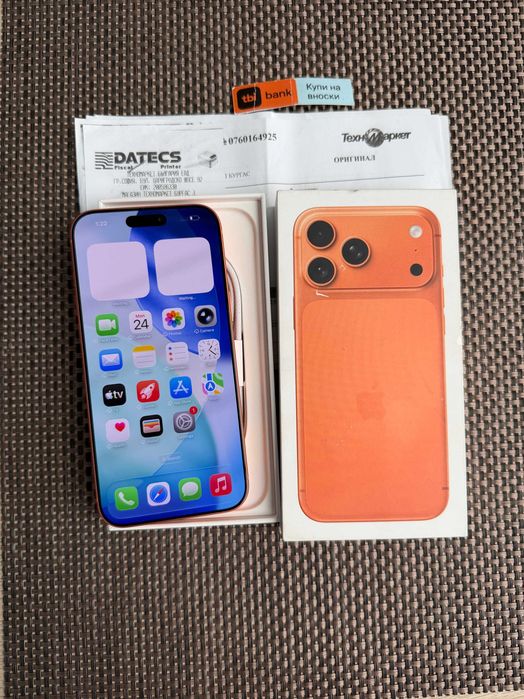 24м ГАРАНЦИЯ! iPhone 17 Pro Max Лизинг от 42€/мес Orange КАТО НОВ с опция на изплащане