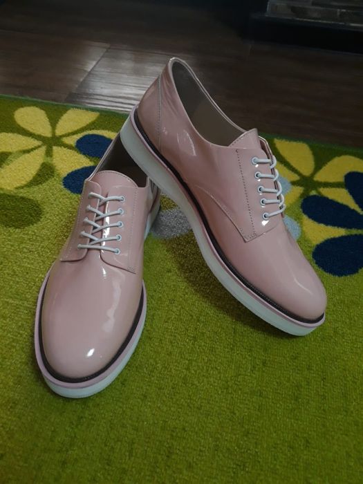 Pantofi de lac Mellow Yellow 40, roz poudree, ca noi, brand