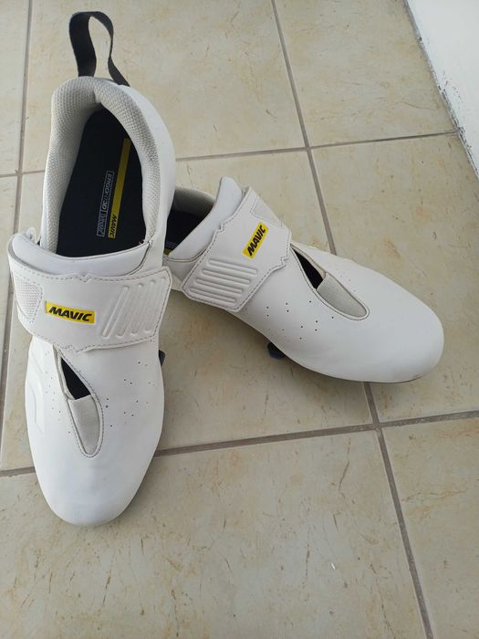 Pantofi triatlon / triathlon/ ciclism | Mavic Cosmic Elite Tri Alb | 46 2/3