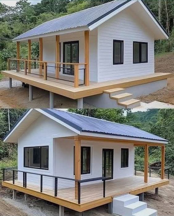 Vând case  modulare pe structura metalica