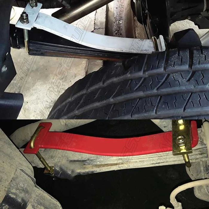 Kit Load Plus Toyota Hilux 2004+ pentru ambele arcuri lamelare spate