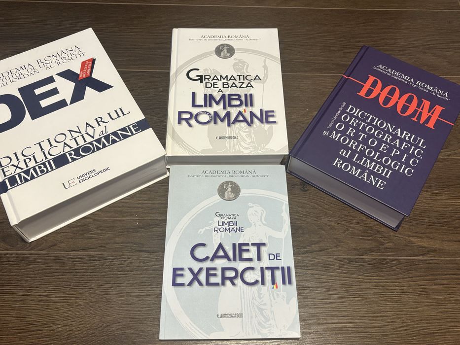 DEX, DOOM, GRAMATICA LIMBII ROMÂNE, dictionar, culegere exerctitii