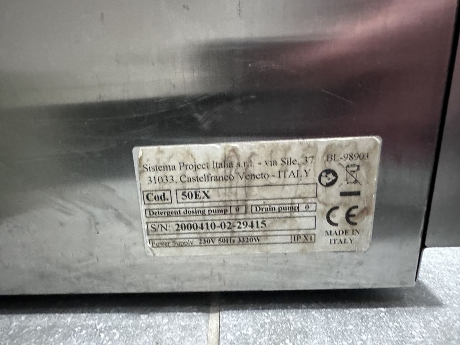 Vand masina de spalat pahare profesionala Sistema Project Linea 50 Italia