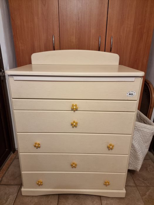 Comoda bebe 3 în 1 cada + masuta infasat