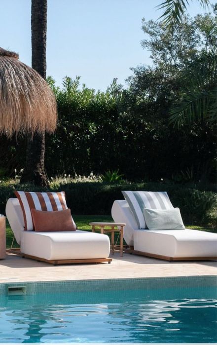 Sezlong lemn premium