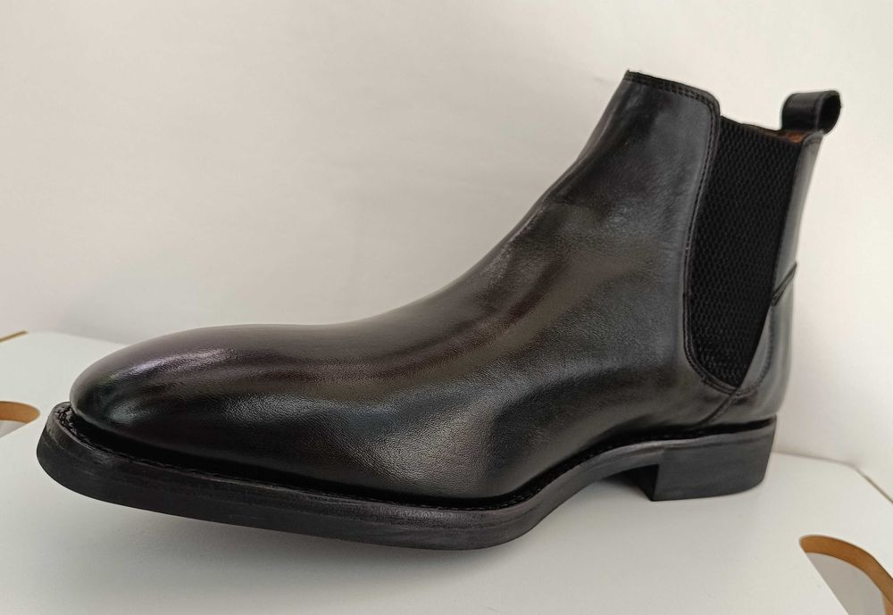 Ghete chelsea 44 45 lucrate manual Senator NOI piele naturala