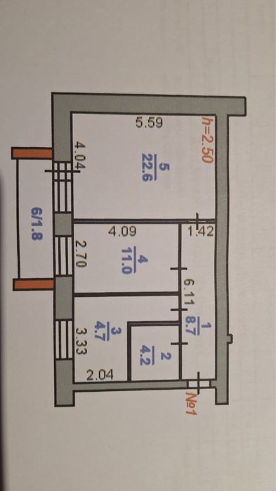 Продается 2-х комн.квартира