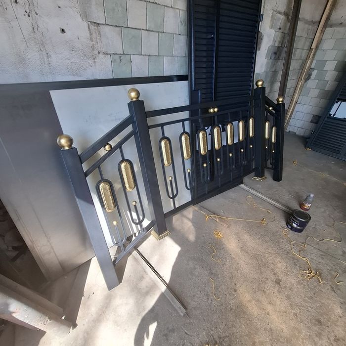 Темир даруаза есик рещотка огрождение лестница перила навес