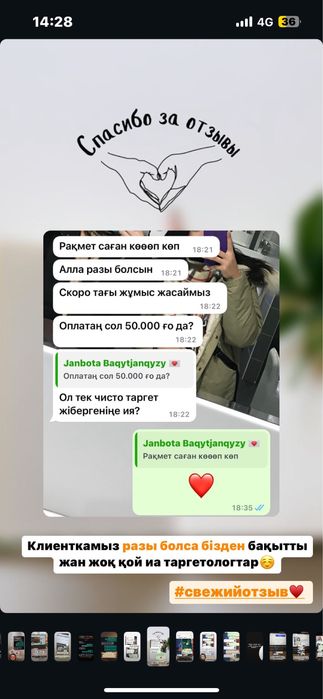 Мен кәсіби таргетолог Күнсәуле