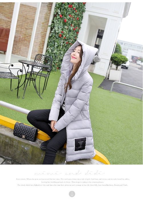 Дълго дамско яке S размер