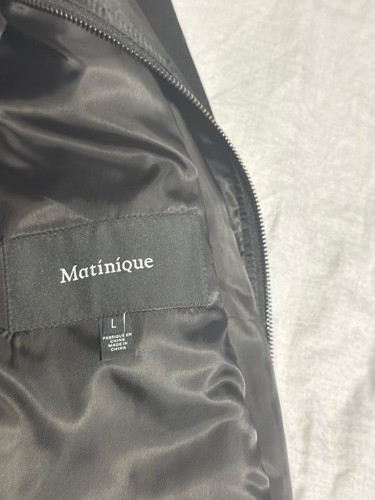 Palton negru de lana Matinique