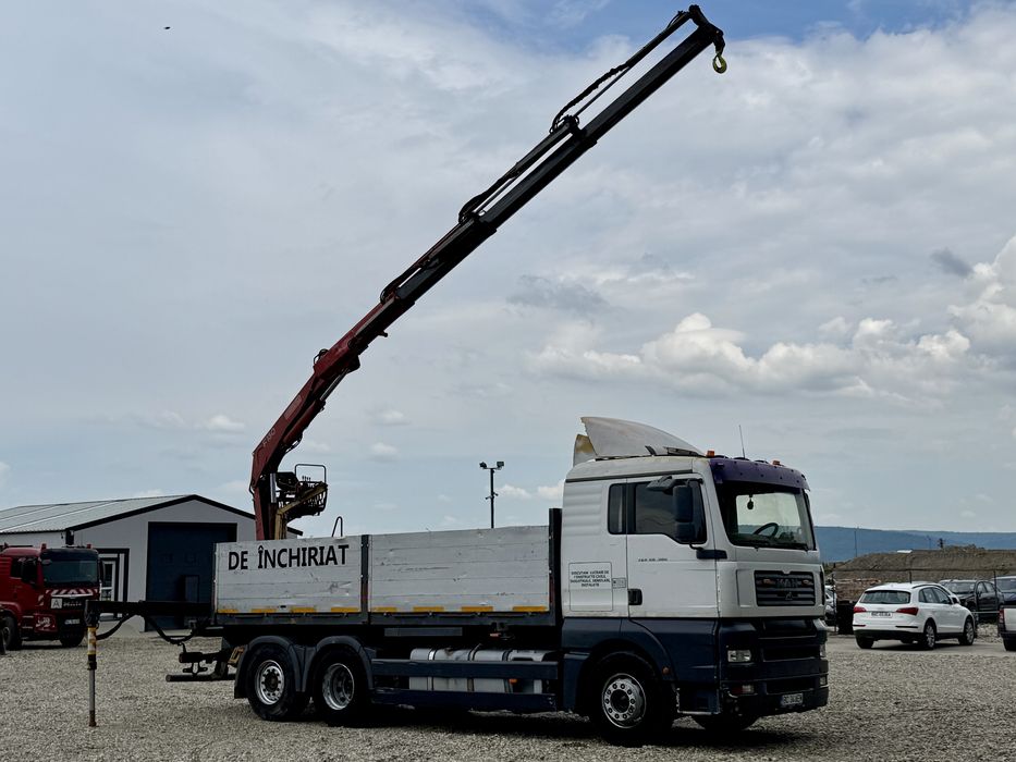 MAN TGA 26.360 camion cu macara 15m 2003