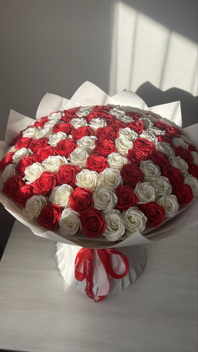 Новый букет 101 мыльная роза