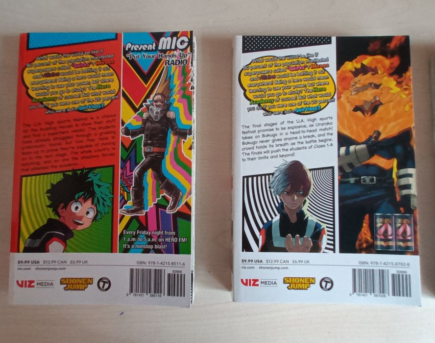 Манга My hero academia vol. 1-7