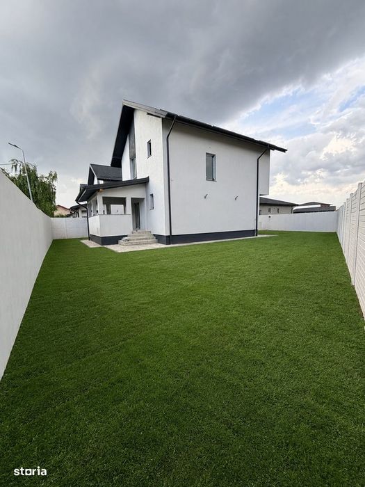 Casa individuala 4 camere, 125 mp utili, teren 300 mp, incalzire in pa