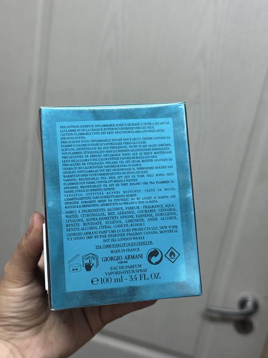 Armani prive bleu turqoise