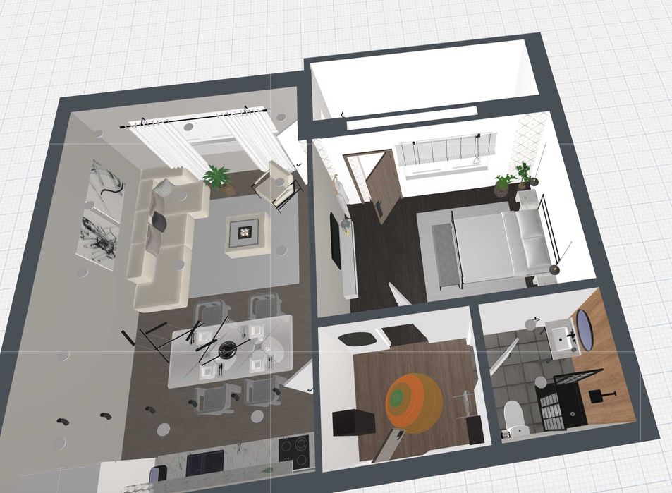 Продава се Двустаен апартамент в София, Триъгълника - 64 кв.м за 2007 €/кв.м - Снимка #5