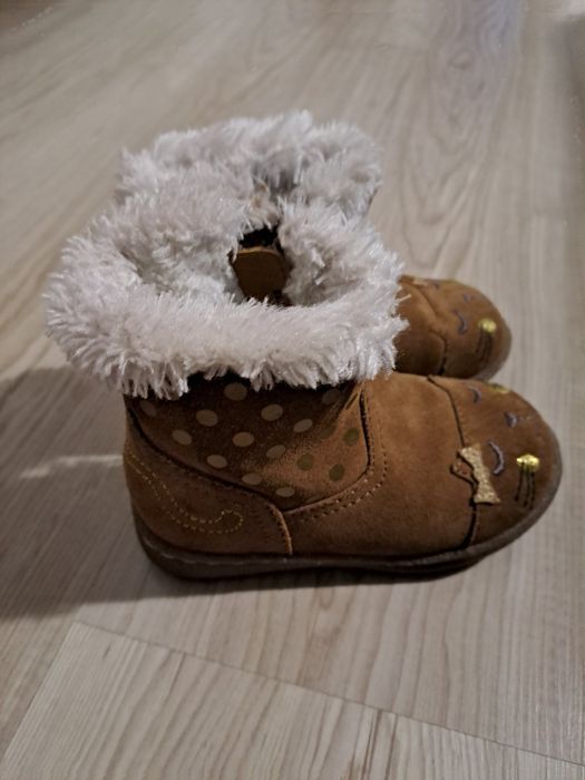 Кожени боти за момиче M&S