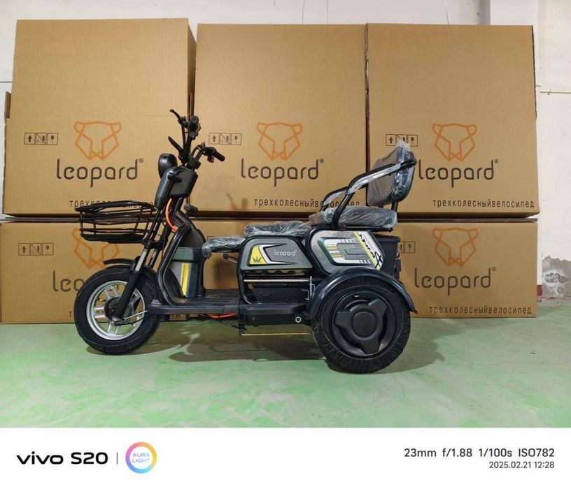 Трицикл электро Leopard новый