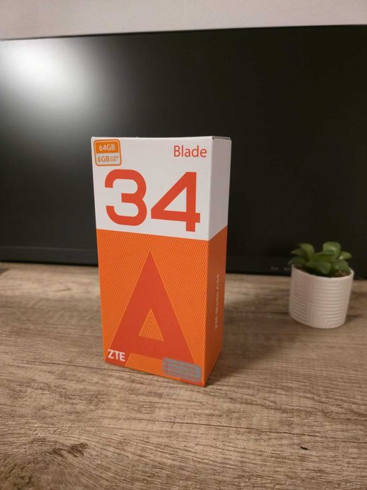 Telefon ZTE Blade A34 - NOU, SIGILAT, 64GB, 6GB RAM,Liber de rețea