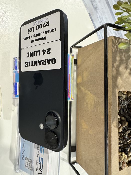 iPhone 16 128GB 148 CICLURI Din magazin,cu garantie!