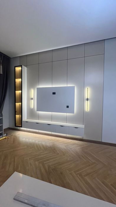 Тв зона установка+материал