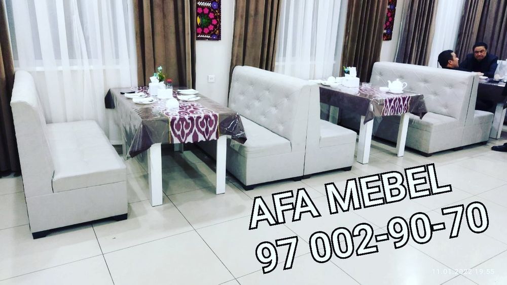 (Акция) Диван для кафе от производителя. Диванчики Kafe va restoranla
