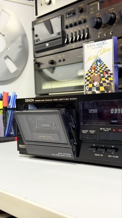 Denon DR-M24HX – Cassette Deck 3 Head, Closed Loop Dual Capstan, HX Pro, Dolby B/C, Bias, Rec Cal, Made in Japan