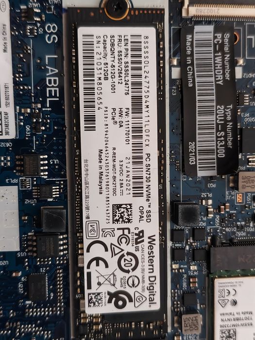 Wd ssd 512 m.2 nvme