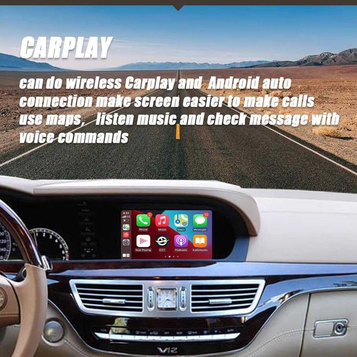 CarPlay / Android Auto модул за Mercedes-Benz S-Class W221 (2005–2013)