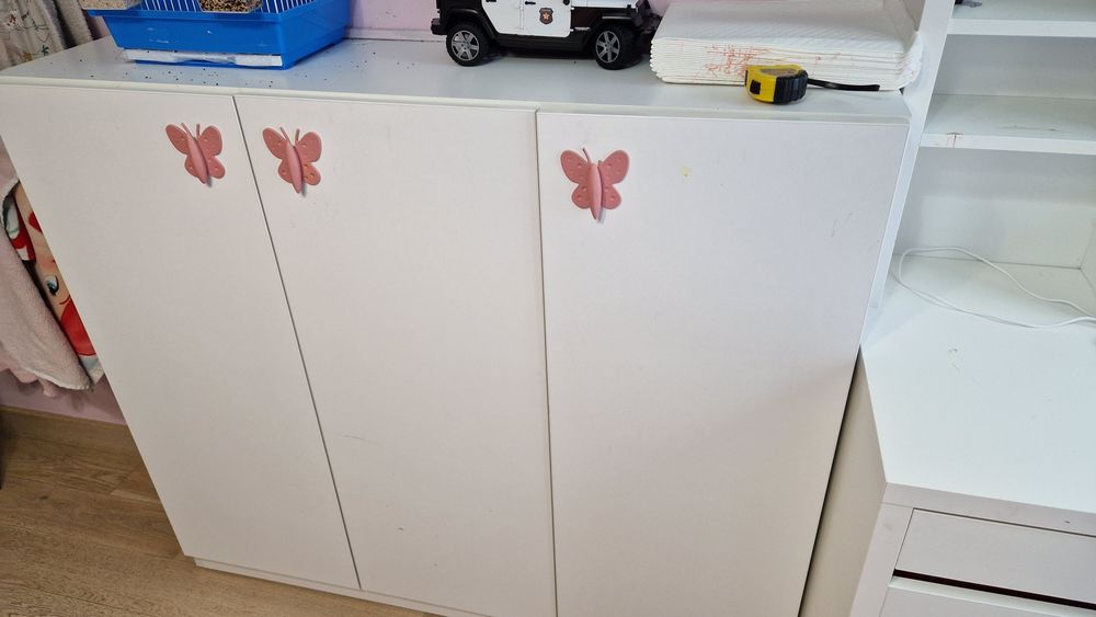 Детска стая за 2 деца, розова, не е нова