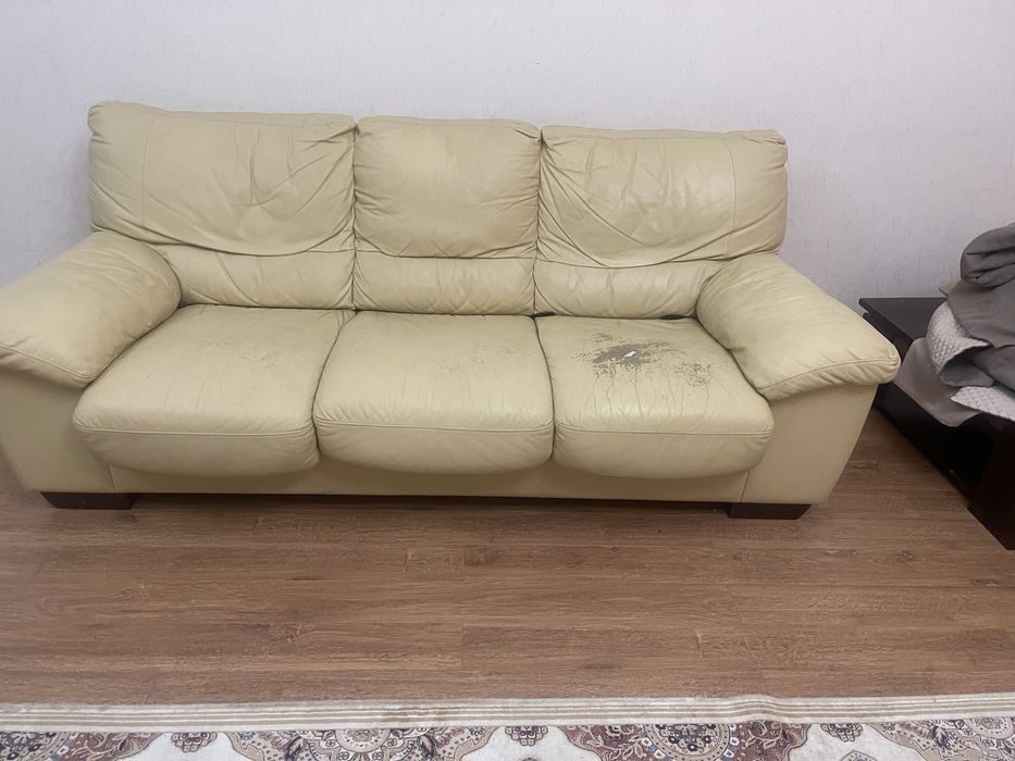 Диван кожанный.